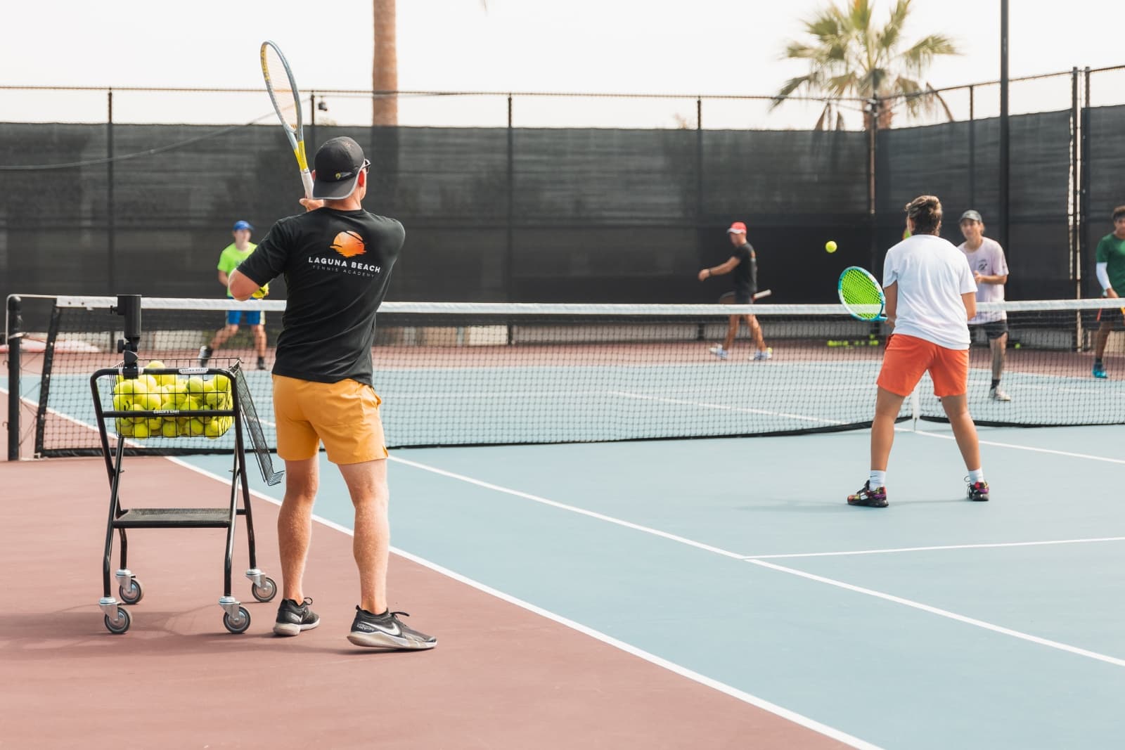 LiveBall session — high-energy coach-fed point play